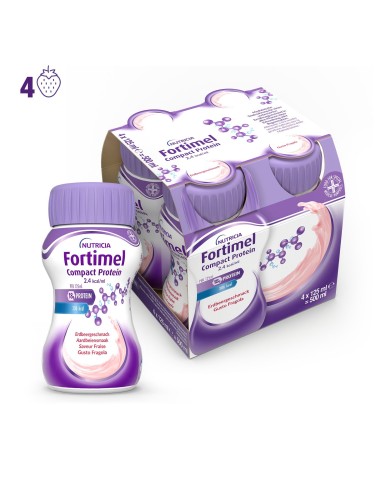 Fortimel Compact Protein Fragola - Ipercalorico
